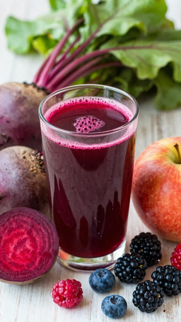 15 Health Juice Recipes for Everyday Wellness and Energy - 3. Beets and Berries Detox Juice 1