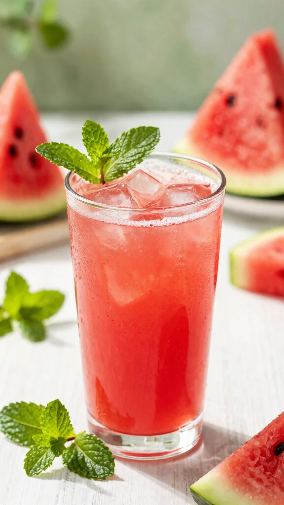 15 Health Juice Recipes for Everyday Wellness and Energy - 6. Refreshing Watermelon Mint Juice 1
