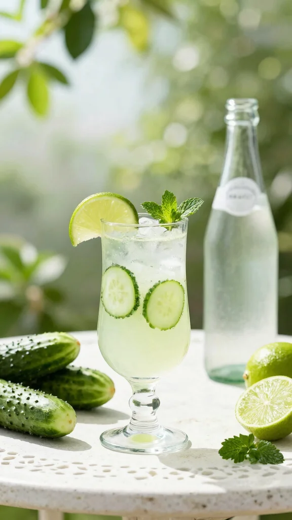 15 Juice Ingredient Combinations for Tasty Homemade Blends - 10. Refreshing Cucumber Lime Fizz 1