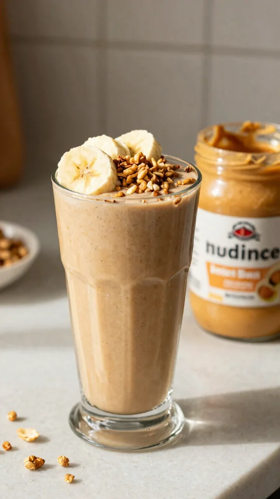 15 Juice Ingredient Combinations for Tasty Homemade Blends - 12. Protein-Packed Peanut Butter Banana 1