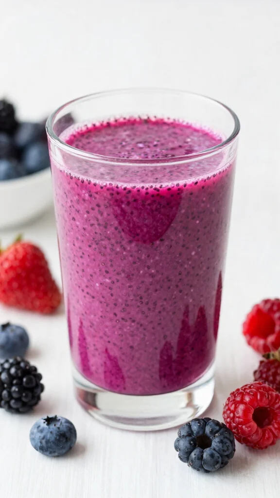 15 Juice Recipes for Juicers That Are Easy and Refreshing - 15. Berry Chia Seed Juice 1