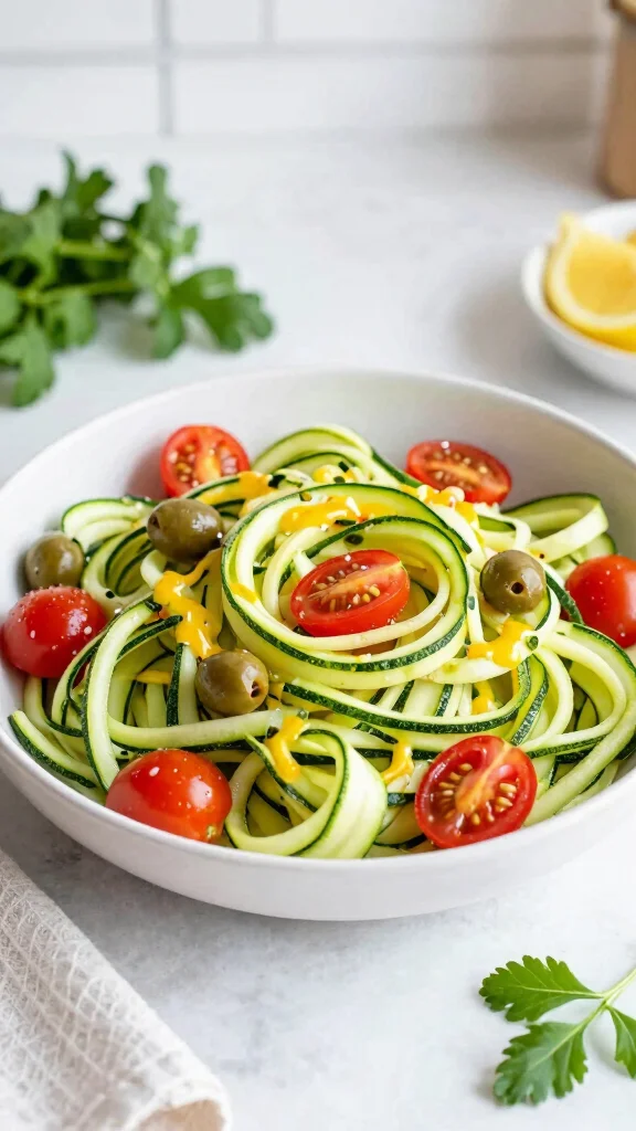 15 Meal Prep Salads You Can Make for the Week - 14. Zucchini Noodle Salad 1