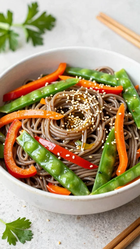 15 Meal Prep Salads You Can Make for the Week - 4. Asian Soba Noodle Salad 1