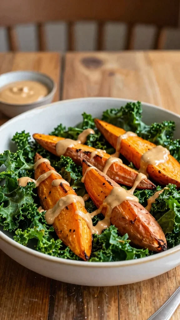15 Meal Prep Salads You Can Make for the Week - 7. Sweet Potato & Kale Salad 1