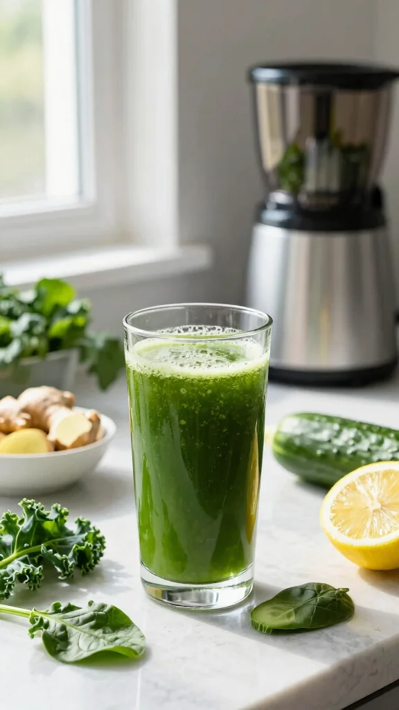 15 Powerful Juice Recipes for Weight Loss and Detox Cleanse - 1. Green Detox Elixir 1