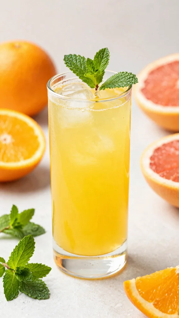 15 Powerful Juice Recipes for Weight Loss and Detox Cleanse - 10. Peppermint Citrus Energizer 1