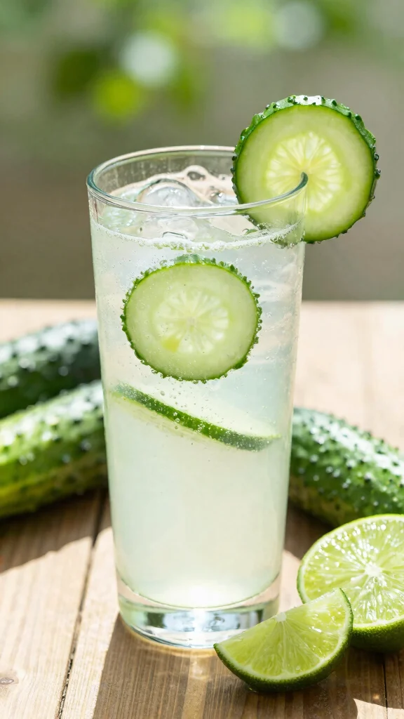 15 Powerful Juice Recipes for Weight Loss and Detox Cleanse - 11. Cucumber Lime Sparkler 1