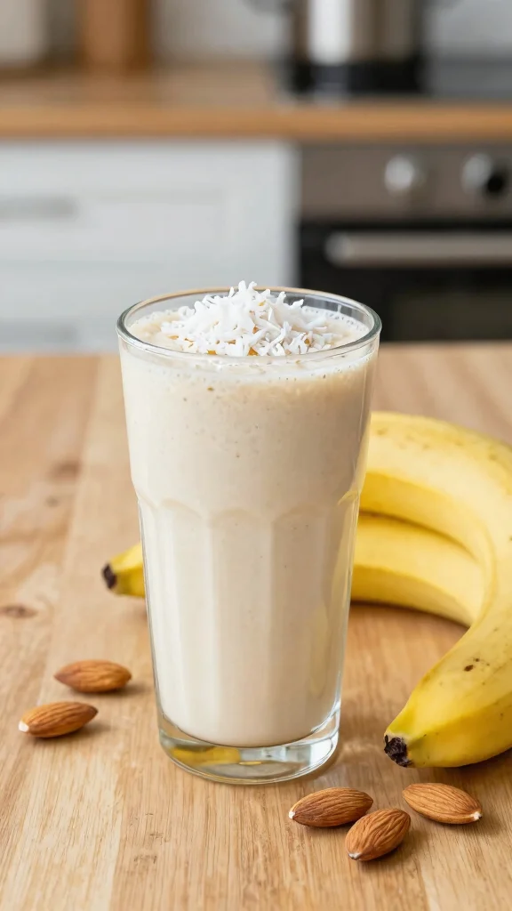 15 Powerful Juice Recipes for Weight Loss and Detox Cleanse - 13. Almond Coconut Smoothie 1