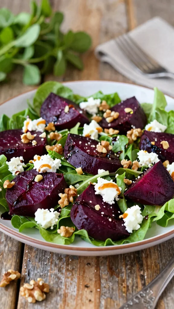 15 Salad Side Dishes That Go with Almost Anything - 7. Roasted Beet and Goat Cheese Salad 1