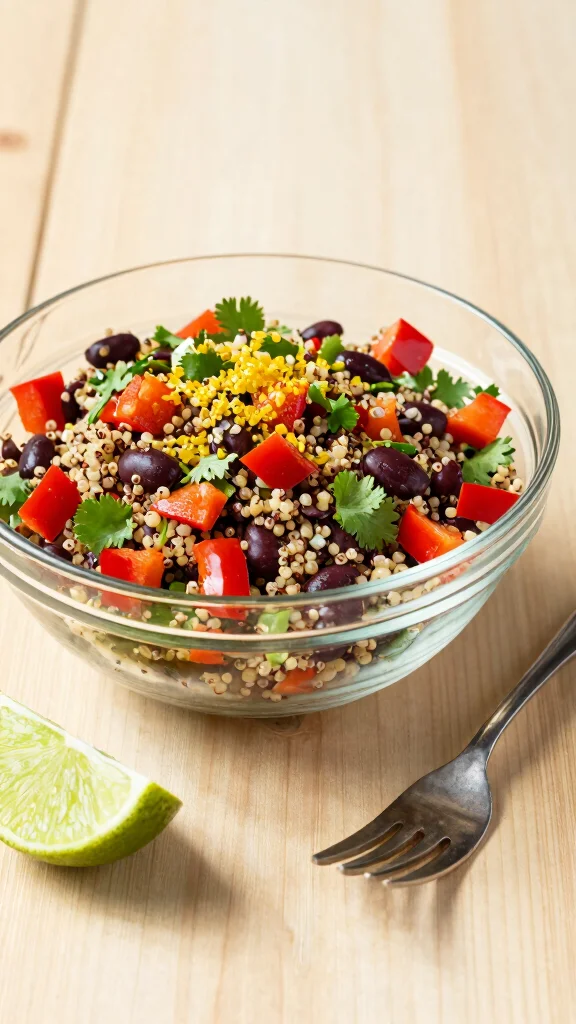 15 Salads for Lunch That Are Easy to Prep Ahead - 1. Quinoa and Black Bean Salad 1