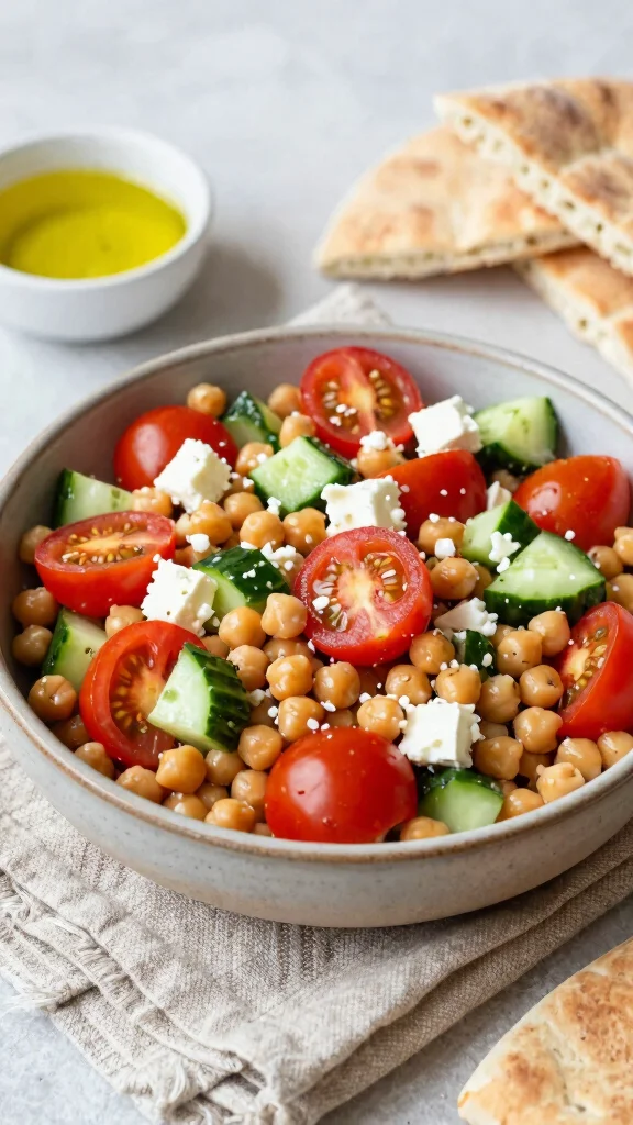 15 Salads for Lunch That Are Easy to Prep Ahead - 2. Mediterranean Chickpea Salad 1
