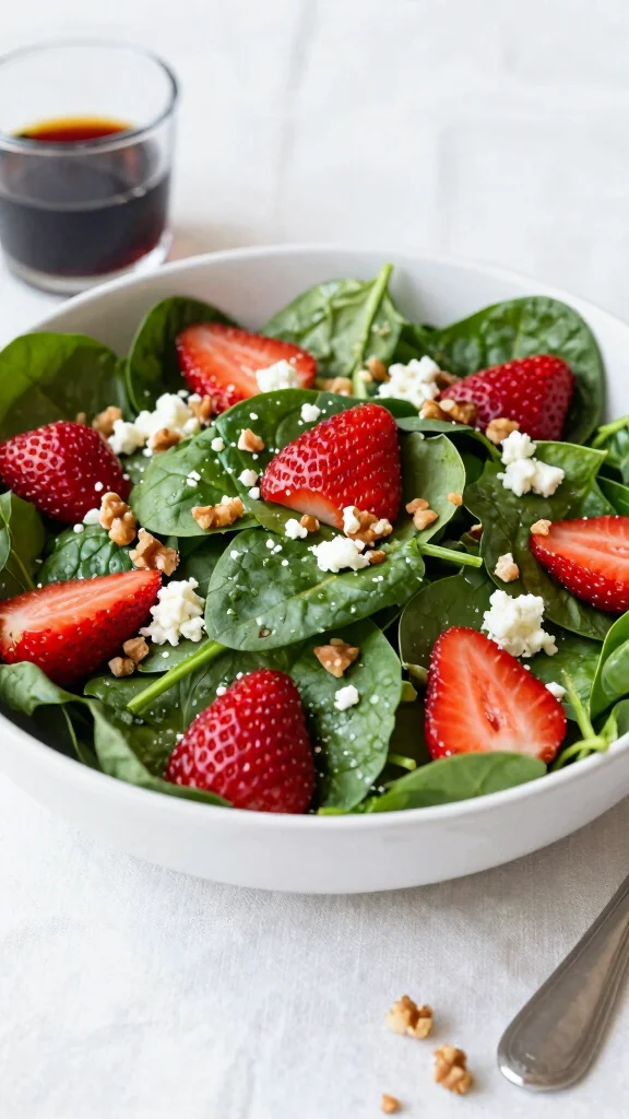 15 Salads for Lunch That Are Easy to Prep Ahead - 4. Spinach and Strawberry Salad 1