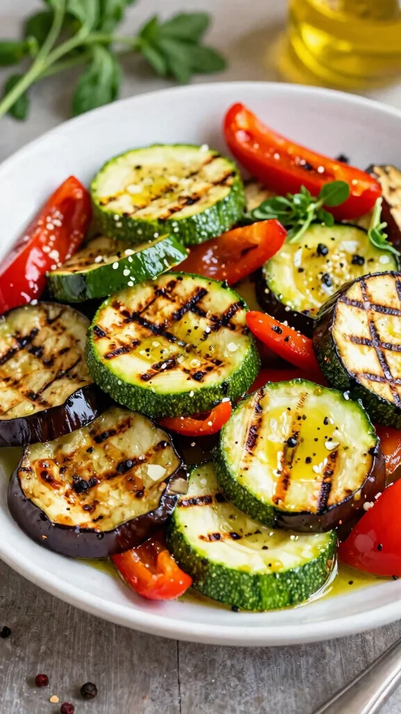 15 Salads for a Crowd That Are Easy to Make Ahead - 14. Grilled Vegetable Salad 1