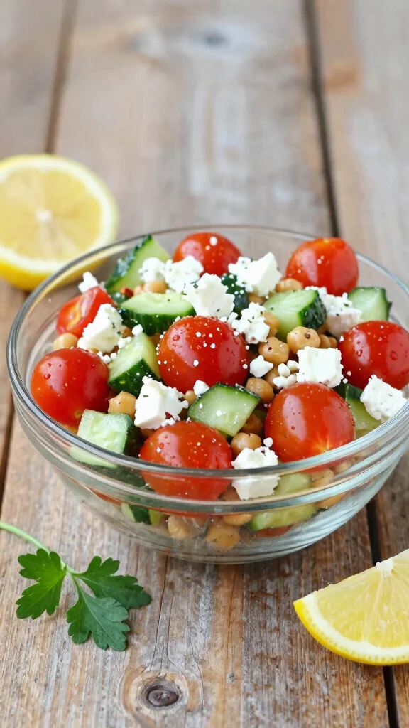 15 Salads for a Crowd That Are Easy to Make Ahead - 3. Mediterranean Chickpea Salad 1