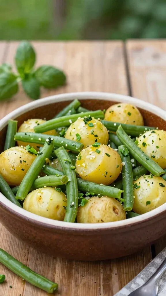 15 Salads for a Crowd That Are Easy to Make Ahead - 9. Green Bean and Potato Salad 1