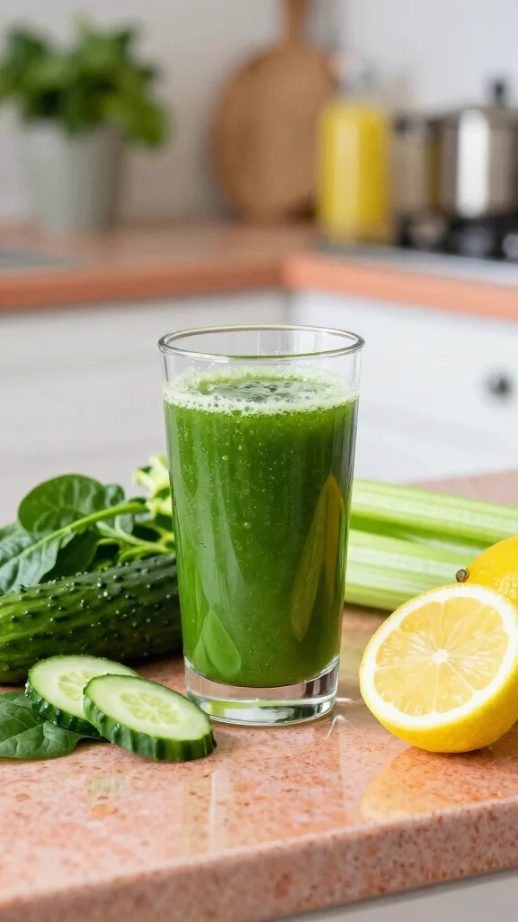 8 Green Juice Recipes with Spinach and Celery for Daily Energy - 4. Spinach & Celery Detox Juice 1