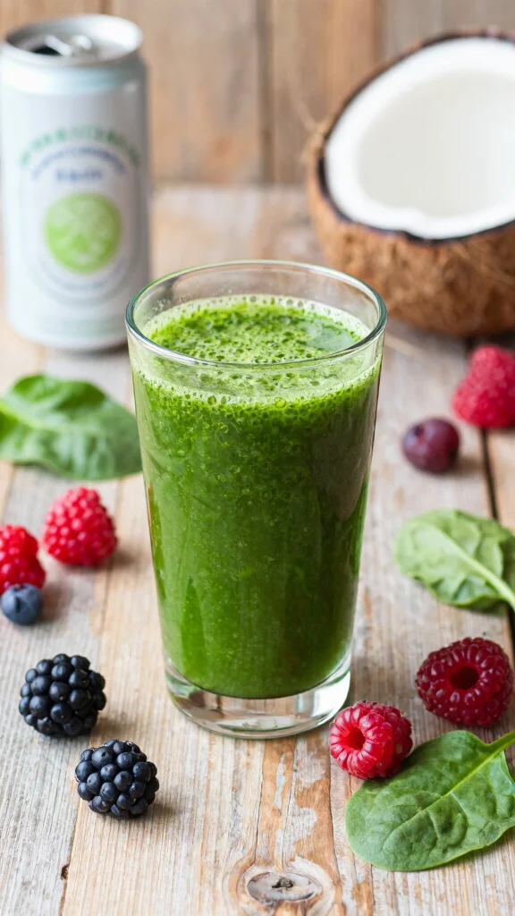 8 Green Juice Recipes with Spinach and Celery for Daily Energy - 8. Spinach & Celery Berry Blast 1