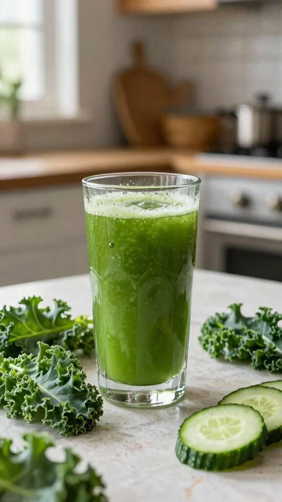 8 Soothing Juice Recipes with Lemon and Honey for Wellness - 3. Green Zing Juice 1