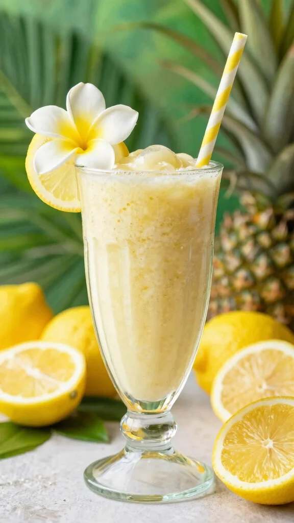 8 Soothing Juice Recipes with Lemon and Honey for Wellness - 5. Tropical Lemon Honey Smoothie 1