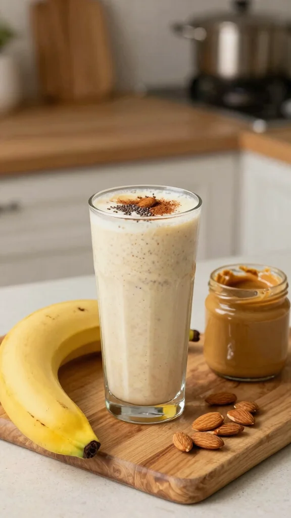 9 Calming Juice Recipes to Improve Sleep and Relaxation - 2. Banana Almond Relaxation Blend 1