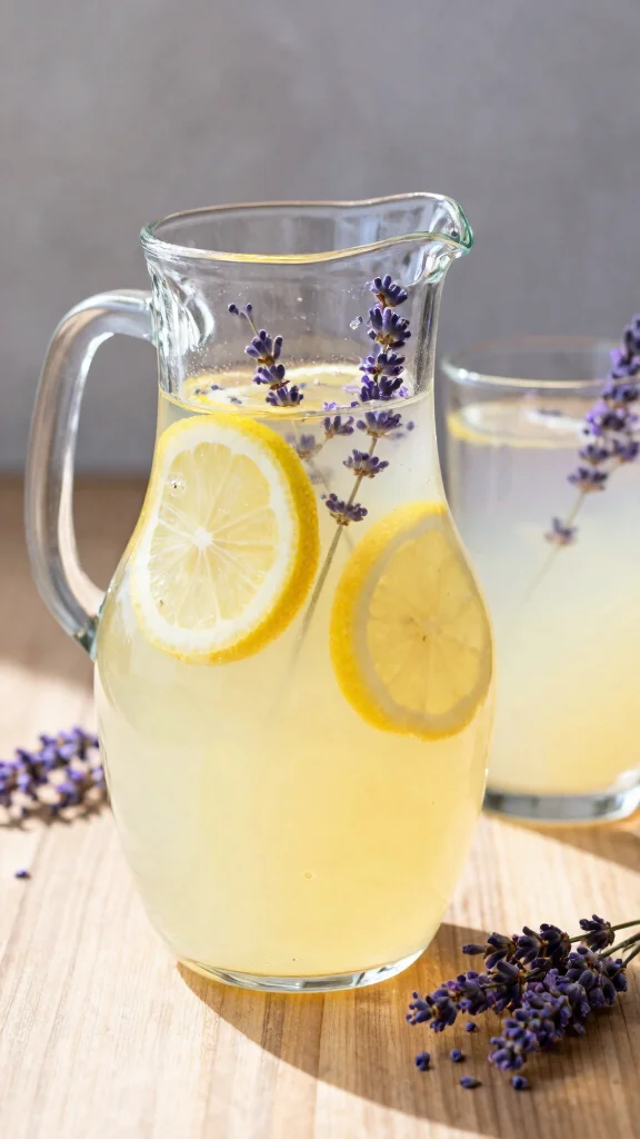 9 Calming Juice Recipes to Improve Sleep and Relaxation - 3. Lavender Lemonade Elixir 1