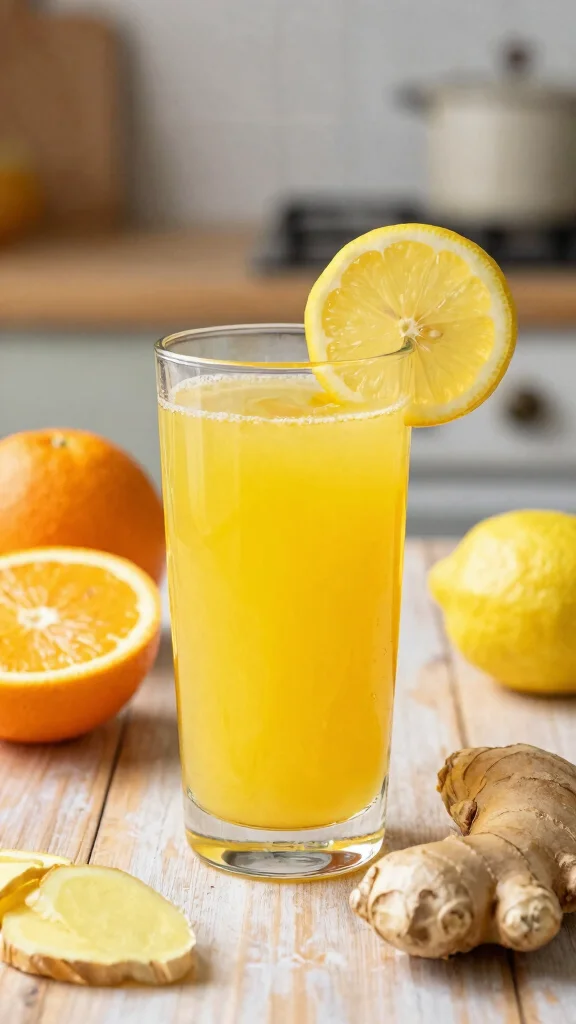 9 Calming Juice Recipes to Improve Sleep and Relaxation - 9. Ginger Citrus Calming Juice 1