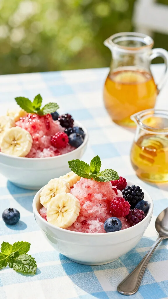 9 Sweet and Smooth Juice Recipes with Berries and Banana - 9. Berry Banana Granita 1